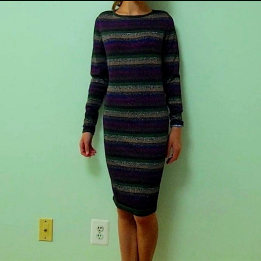 Elegant multi colored dress